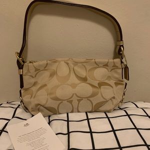 Coach Gold Shoulder Bag